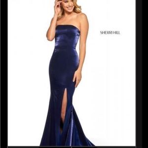 Sherri Hill prom/formal dress, blue, size 6, NWOT